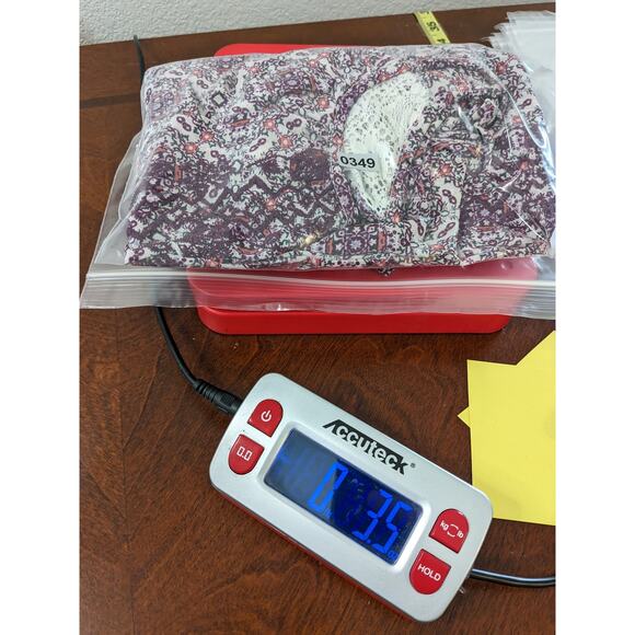 Rewind Cold Shoulder Blouse S Purple Mandala Print Scoop Lace Keyhole Strappy - Picture 8 of 9